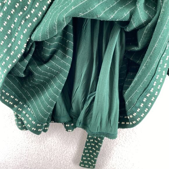 Maeve Green and White Mini Dress - Picture 9 of 15